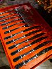 Kit churrasco 12 unidades facas e garfos