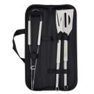 Kit Churrasco 3 Pcs Inox Com Bolsa TT Brasil