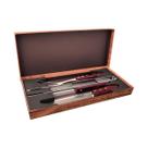 Kit Churrasco 3 Peças Tramontina 29899264 Vermelho INOX