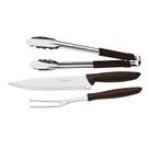 Kit Churrasco 3 Peças Tramontina Plenus 23498449 Marrom