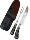 Kit Churrasco Artesanal Cabo de Tatu Inox Com Bainha Kit Churrasco Artesanal Cabo de Tatu Inox Com Bainha