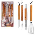Kit Churrasco C/04 Peças Wood Art House 833706