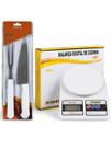 Kit Churrasco Caerus Faca e Garfo com Balança Digital Cozinha 10kg SF400 Kit Churrasco Caerus Faca e Garfo com Balança Digital Cozinha 10kg SF400