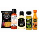 Kit Churrasco Completo Gourmet 5 Itens Farofa Molhos Premium Temperos
