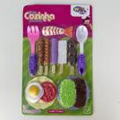 Kit Churrasco Cozinha Brinquedo Infantil Comidinha 14 Peças Kit Churrasco Cozinha Brinquedo Infantil Comidinha 14 Peças