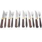 Kit Churrasco e Mesa Arkhip Pepita Grill Seis 5'' Cabo Arkwood Caixa