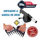 Kit Churrasco: Garra de Urso + Soprador de Brasa Praticidade e Potência para seu Churrasco!