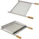 Kit Churrasco Grelha Parrilla + Grelha Moeda em Inox Pantheon - 50X40