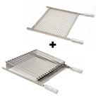 Kit Churrasco Grelha Parrilla + Grelha Moeda - Grande 50 X 40 - Cabo Aluminio