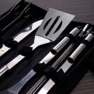 Kit Churrasco Jogo Com Facas Espetos E Garfos