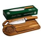 Kit Churrasco Palmeiras Tabua +Faca de Carne Oficial Presente