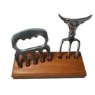 Kit Churrasco Tridente + Garra De Urso Grande