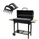 Kit Churrasqueira Moncello e Garra de Plástico para Churrasco Estrutura Resistente e Praticidade no Manuseio
