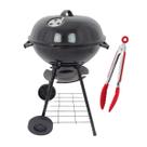 Kit Churrasqueira Roma 17 Preta e Pegador para Churrasco Compacta, Resistente e Praticidade no Manuseio Kit Churrasqueira Roma 17 Preta e Pegador para Churrasco Compacta, Resistente e Praticidade no Manuseio