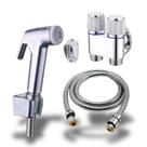 Kit Chuveirinho Ducha Higiênica com Registro de Meia Polegada e Saída Dupla Kit Chuveirinho Ducha Higiênica com Registro de Meia Polegada e Saída Dupla