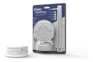 Kit Chuveiro Ducha EnerBanho 4T Branco 6800W 220V + Braço Para Chuveiro 30Cm Enerbras