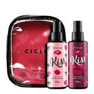 Kit Ciclo Kiss Body Splash 100ml + Kiss You More Body Splash 100ml + Estojo