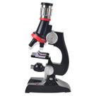 Kit científico de microscópio Mimigo para crianças com corpo metálico