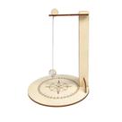 Kit científico Foucault Pendulum DIY Wooden STEM Kids 16x12cm