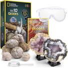 Kit científico NATIONAL GEOGRAPHIC Break Open 10 Geodes Premium Kit científico NATIONAL GEOGRAPHIC Break Open 10 Geodes Premium