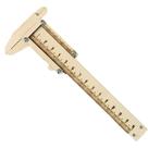 Kit científico Vernier Caliper DIY de madeira para crianças 17,3x6,5x0,1 cm Kit científico Vernier Caliper DIY de madeira para crianças 17,3x6,5x0,1 cm