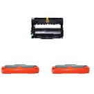 Kit Cilindro Compatível Dr2340 + 2x Toner Tn2340 Tn2370 660