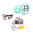Kit cilindro motor biela juntas honda titan fan 150