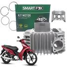 Kit Cilindro Motor Pistão Anéis Biz 125 2006 2007 2008