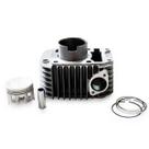 Kit Cilindro Motor Pistão Anel Biz 125 Injeção 2014 2015 2016 2017 2018 Flex Metal Leve