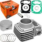 Kit Cilindro/ Pistao/ Anéis/ Fan125 2009 Em Diante Kmp