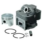 Kit Cilindro Pistão Completo 44MM Anel Roçadeira Tekna Toyama Universal 52CC