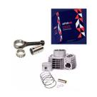 Kit cilindro pistao e aneis e biela titan 150 fan 150 bros