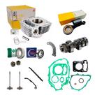 Kit Cilindro Titan 150 Corrente Guia Tensor Guia Válvulas