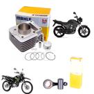 KIT CILINDRO yamaha factor125 YBR/XTZ 125 + BIELA METAL LEVE