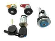 Kit Cilindros Ignição Portas Tampa Fiesta Street Hatch - 1996 a 2006