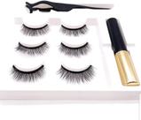Kit Cilios Magneticos Posticos Com 5 Imãs 3 Par Delineador