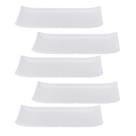 Kit Cinco Travessa de Melamina Retangular com canto 31,2 x 17,6 x 2,8 cm WECK Kit Cinco Travessa de Melamina Retangular com canto 31,2 x 17,6 x 2,8 cm WECK
