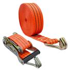 Kit Cinta de Amarração Laranja 50 mm x 9,0 m 3 Ton + Catraca de Amarração Laranja 50 mm x 3 Ton com Rabicho - FITACABO Kit Cinta de Amarração Laranja 50 mm x 9,0 m 3 Ton + Catraca de Amarração Laranja 50 mm x 3 Ton com Rabicho - FITACABO