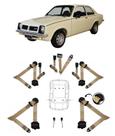 Kit cinto de segurança COMPLETO para CHEVROLET CHEVETTE + fechos