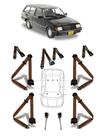 Kit cinto de segurança COMPLETO para CHEVROLET MARAJO + fechos