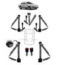 Kit cinto de segurança COMPLETO para FIAT MAREA + fechos