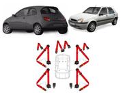 Kit cinto de segurança COMPLETO para FORD KA + fechos