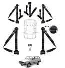 Kit cinto de segurança COMPLETO RETRÁTIL para FIAT PANORAMA + fechos