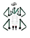 Kit cinto de segurança COMPLETO RETRÁTIL para FIAT SIENA + fechos