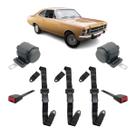 Kit Cinto De Segurança Opala Coupê 2 Pontos Abdominal Haste