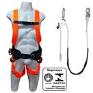 Kit Cinto de Segurança Paraquedista Abdominal com Talabarte de Posicionamento.