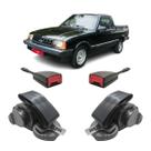 Kit Cinto De Segurança Preto Chevy 3 Pontos Haste