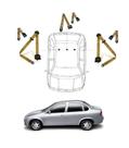 Kit cinto de segurança traseiro de 3 pontos GM classic