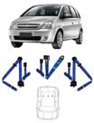 Kit cinto de segurança traseiro de 3 pontos GM Meriva + fechos Kit cinto de segurança traseiro de 3 pontos GM Meriva + fechos