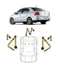 Kit cinto de segurança traseiro de 3 pontos VW Voyage + fechos